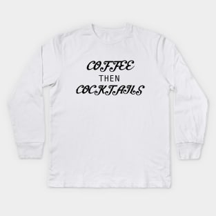 Coffee is a life saver Kids Long Sleeve T-Shirt